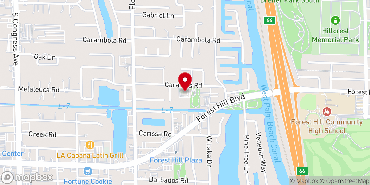 Map showing location of La Iglesia de Jesucristo de los Santos de los Últimos Días