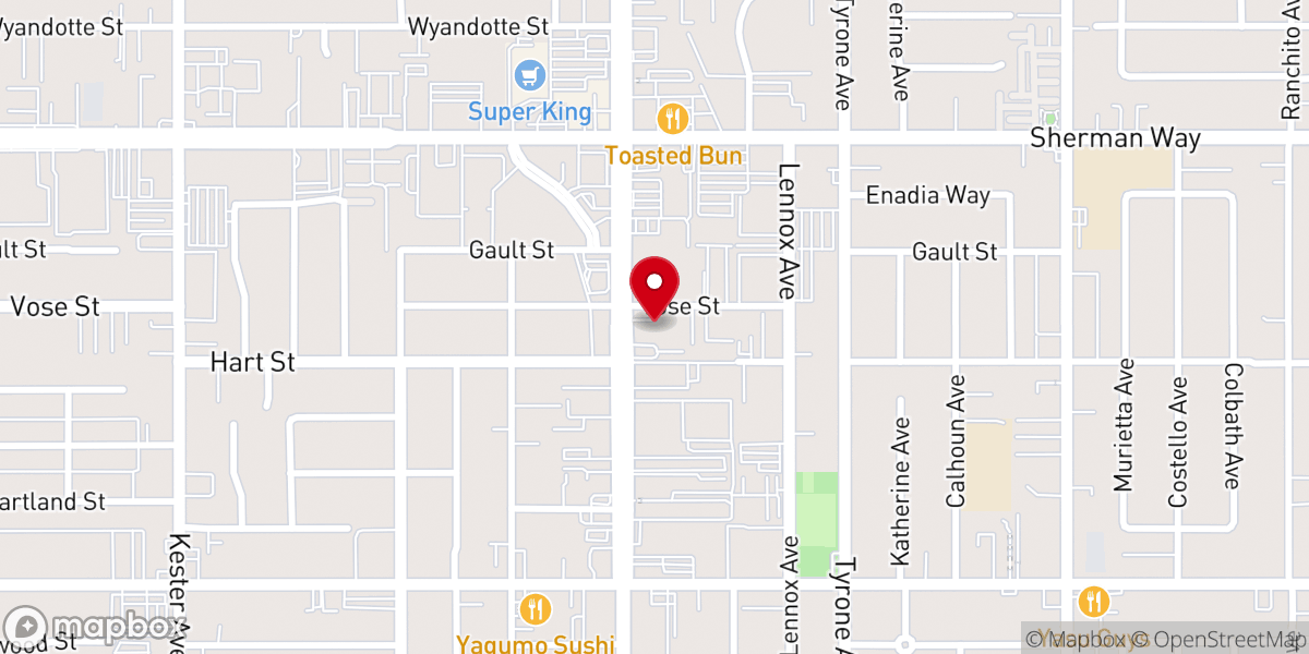 Map showing location of Iglesia Mision Divina