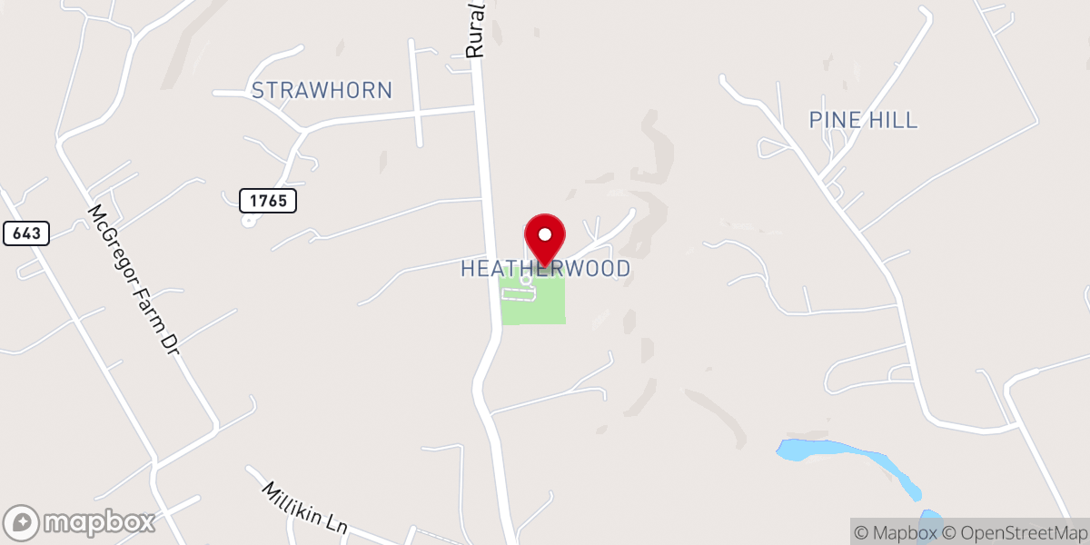 Map showing location of Historic Polegreen Church Foundation