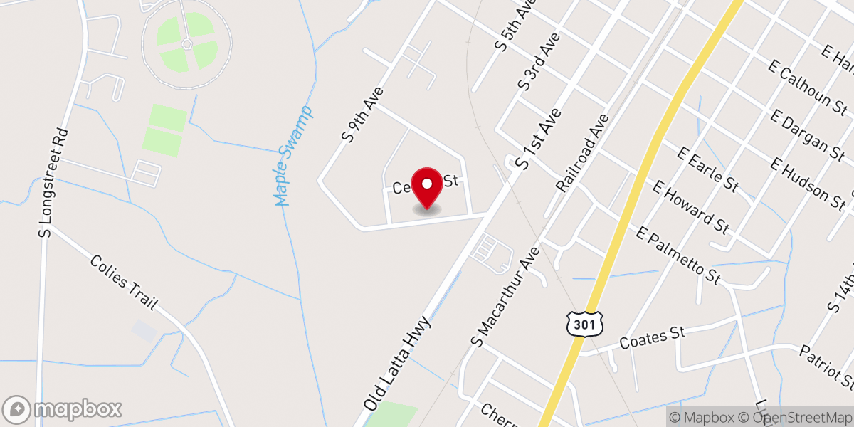 Map showing location of BWTC Ministries Church