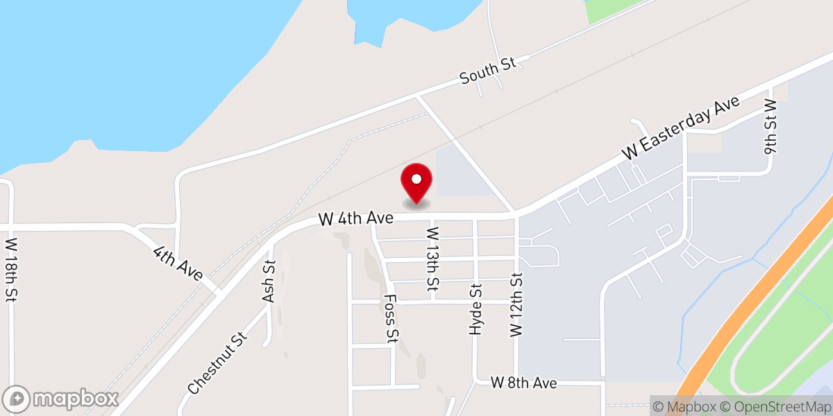 Map showing location of Algonquin United Methodist Church