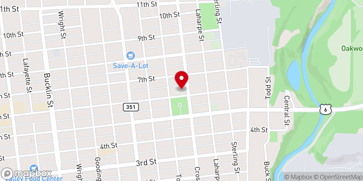 Map showing location of The Grove Center