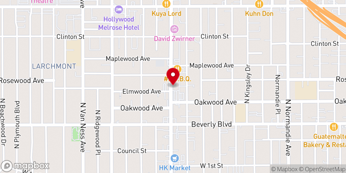 Map showing location of The Oriental Mission Church