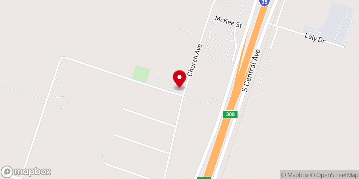 Map showing location of Downing Transportation
