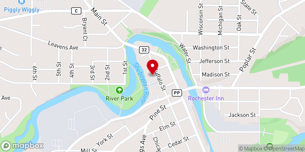 Map showing location of Journey Church