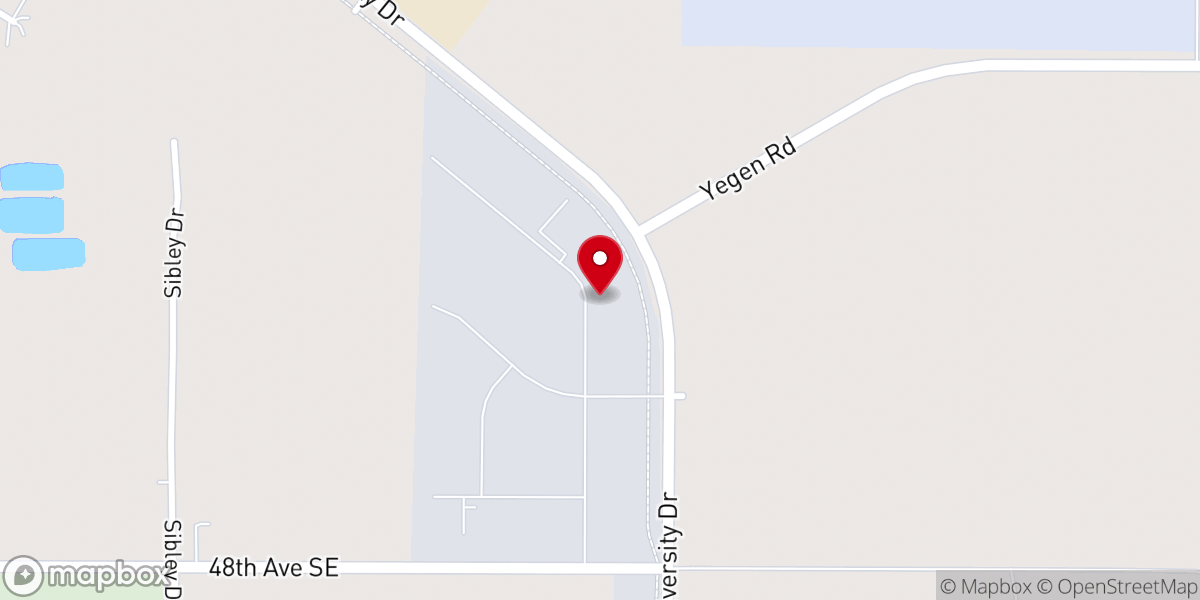 Map showing location of Journey Fellowship Bismarck
