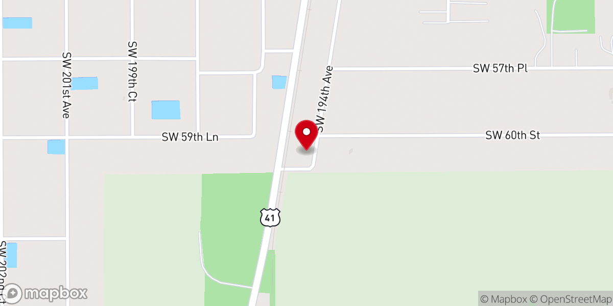Map showing location of Riverland Christian Academy