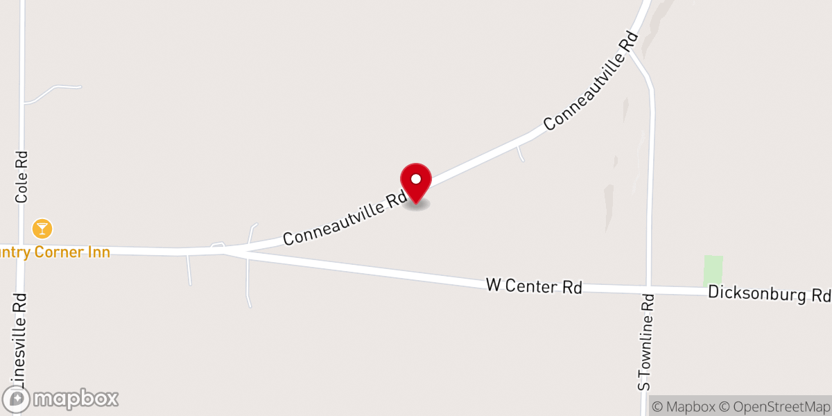 Map showing location of Calvary Church