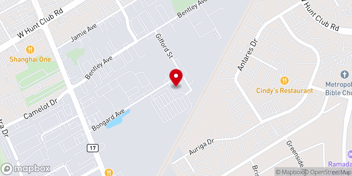 Map showing location of myChurch Ottawa