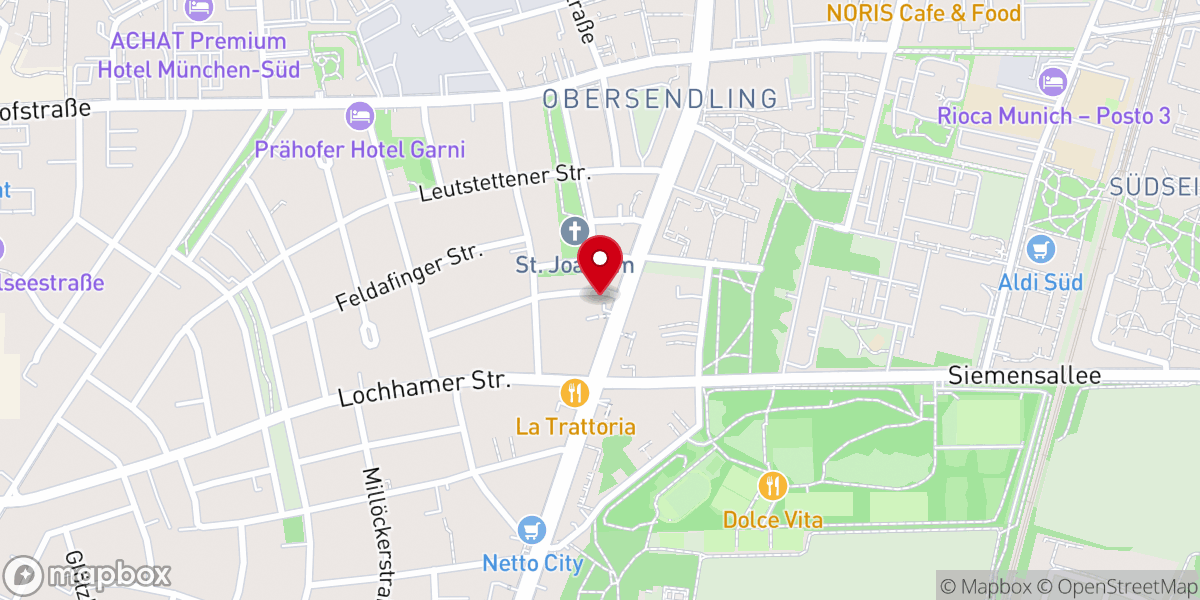 Map showing location of Pfarrbüro der katholischen Pfarrei St. Joachim