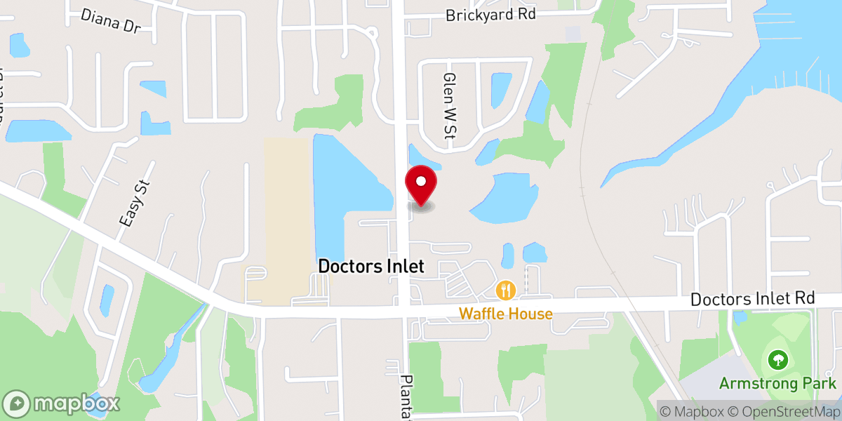 Map showing location of Living Hope Christian Church