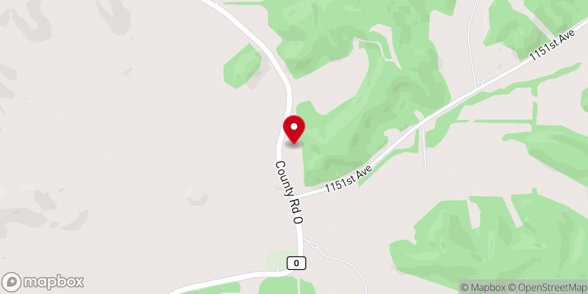 Map showing location of Holy Trinity Lutheran Church