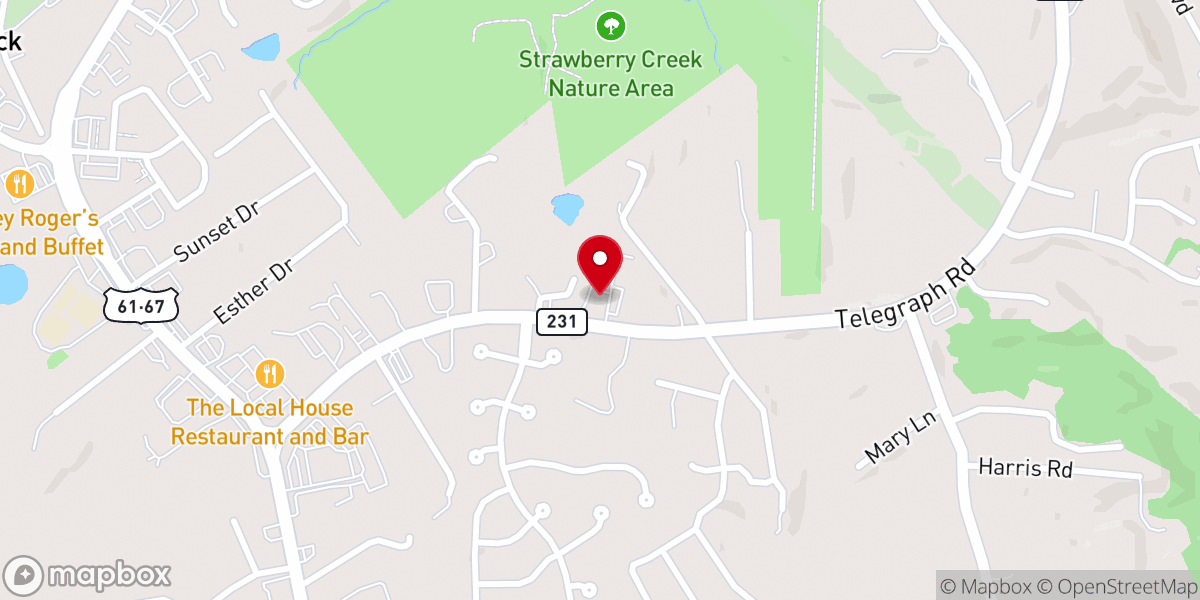 Map showing location of Arnold Church of the Nazarene
