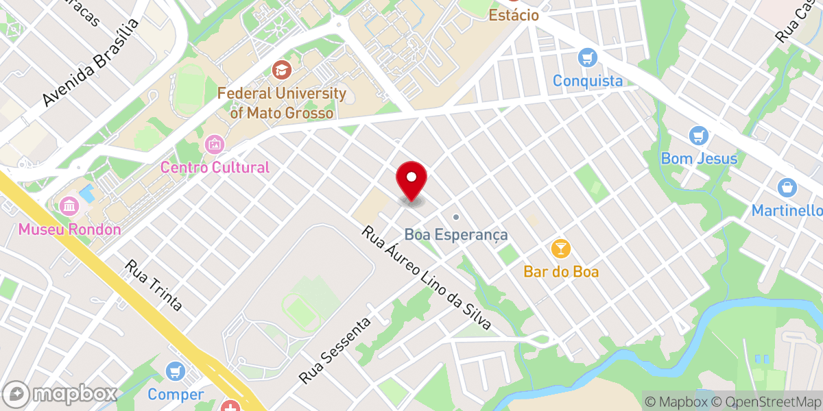 Map showing location of Igreja Batista Boa Esperança