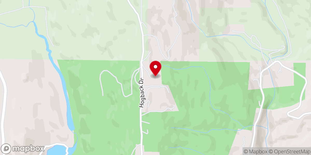 Map showing location of The Mountain Chapel Campground