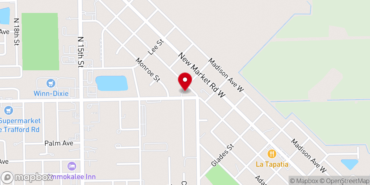 Map showing location of Fountain of Grace Church-God