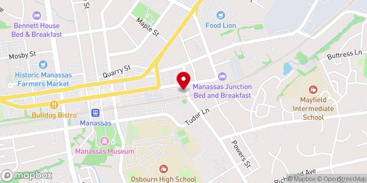 Map showing location of Reformed Presbyterian Church
