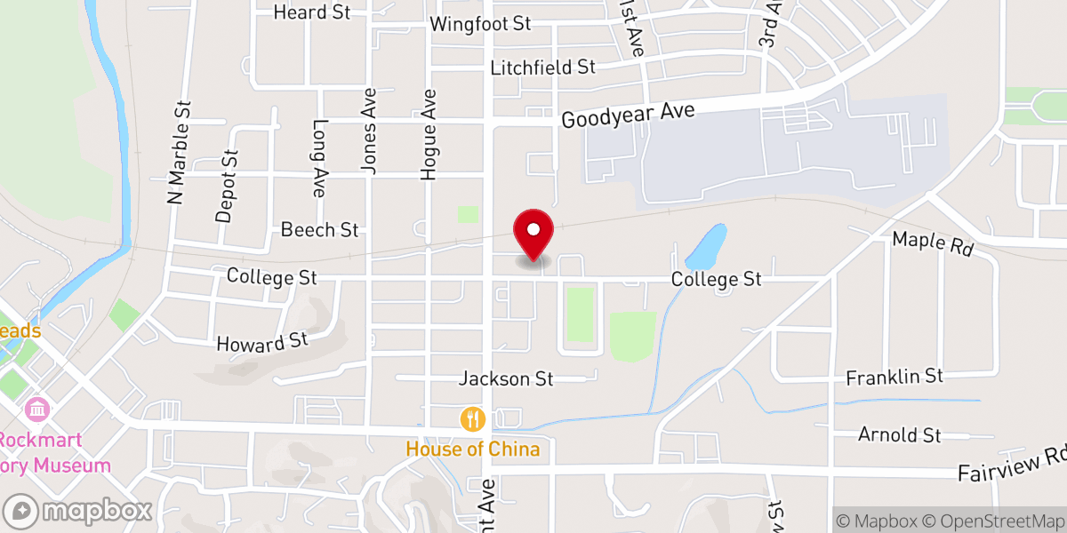 Map showing location of BIBLE BAPTIST CHURCH