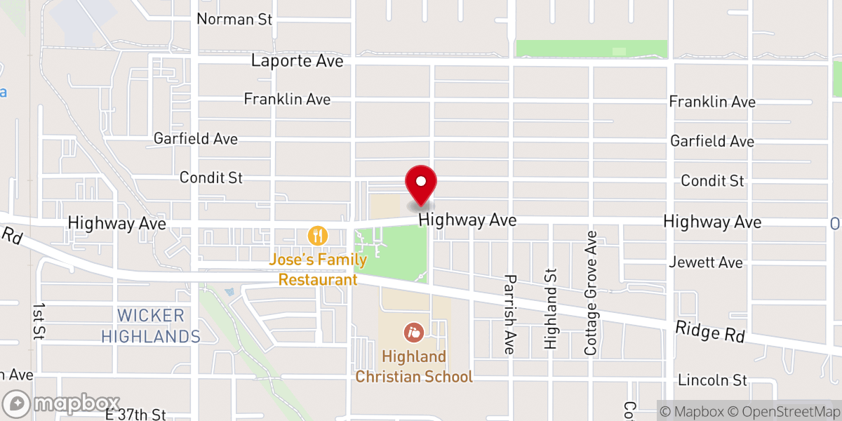 Map showing location of Our Lady Of Grace Church