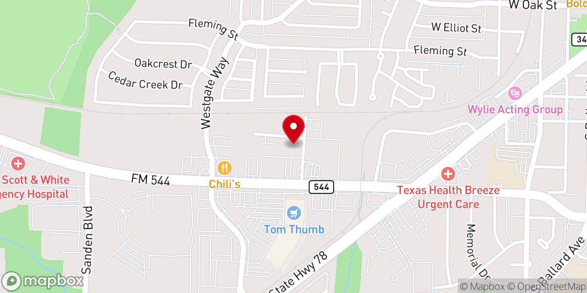 Map showing location of Christ Covenant Reformed Presbyterian Church