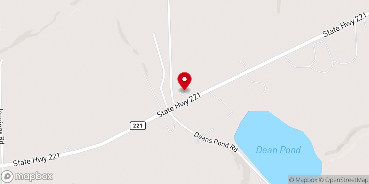 Map showing location of Marathon Memorial Chapel