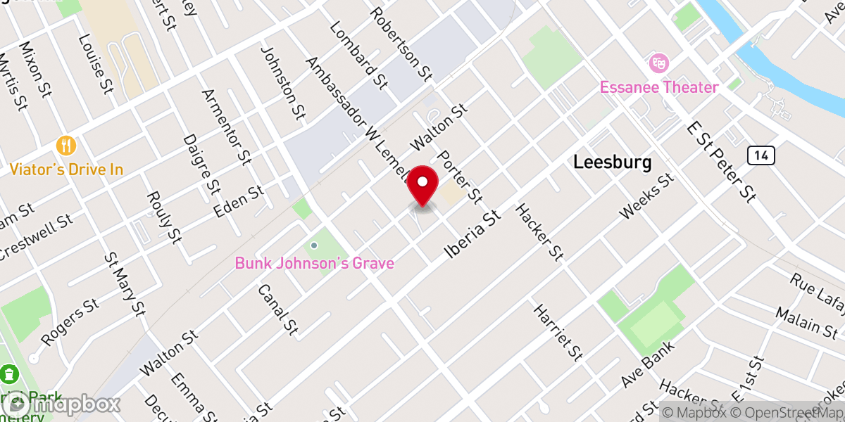 Map showing location of St Katharine Drexel Family Life Center