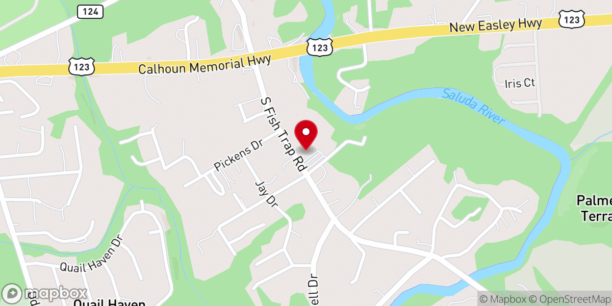 Map showing location of Crosswell First Baptist