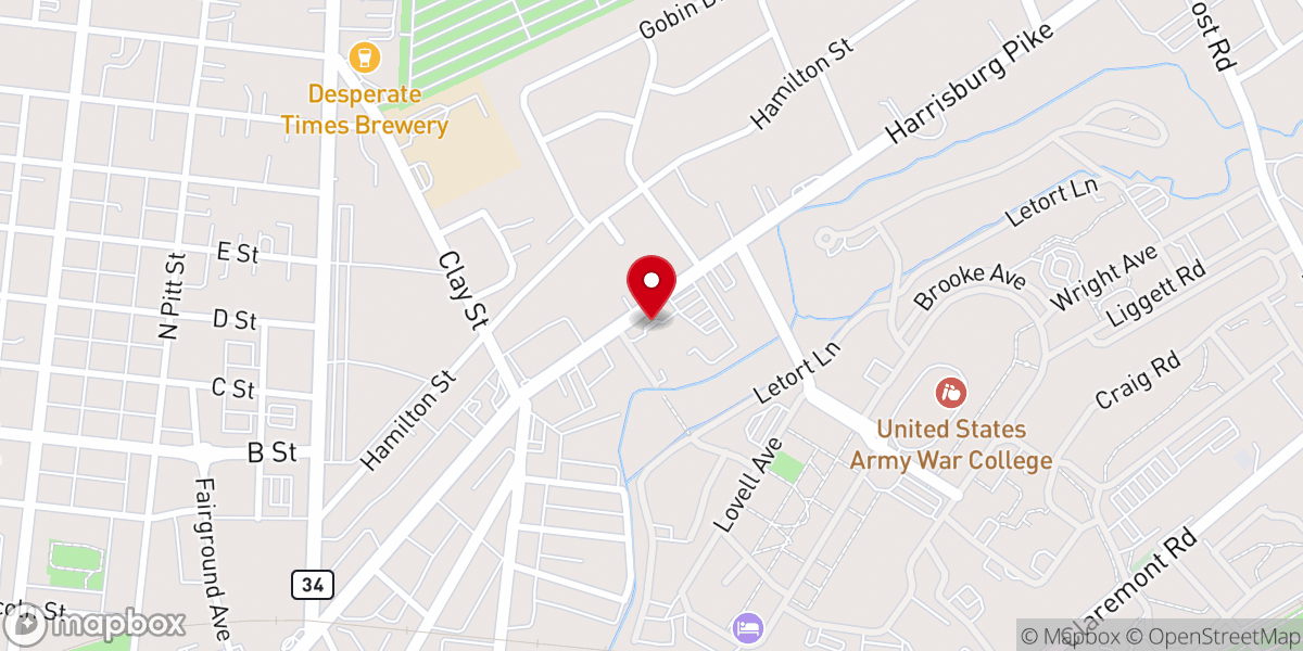 Map showing location of Church of God Home