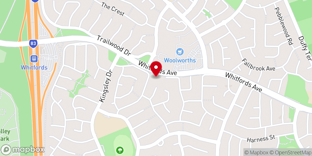 Map showing location of The Anglican Parish of Kingsley-Woodvale