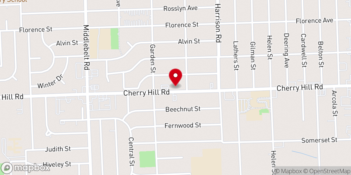 Map showing location of Good Hope Lutheran Church