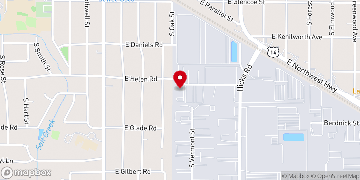 Map showing location of DeerGrove Covenant Church