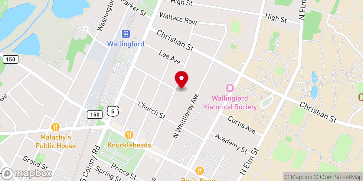 Map showing location of Saints Peter and Paul Roman Catholic Church