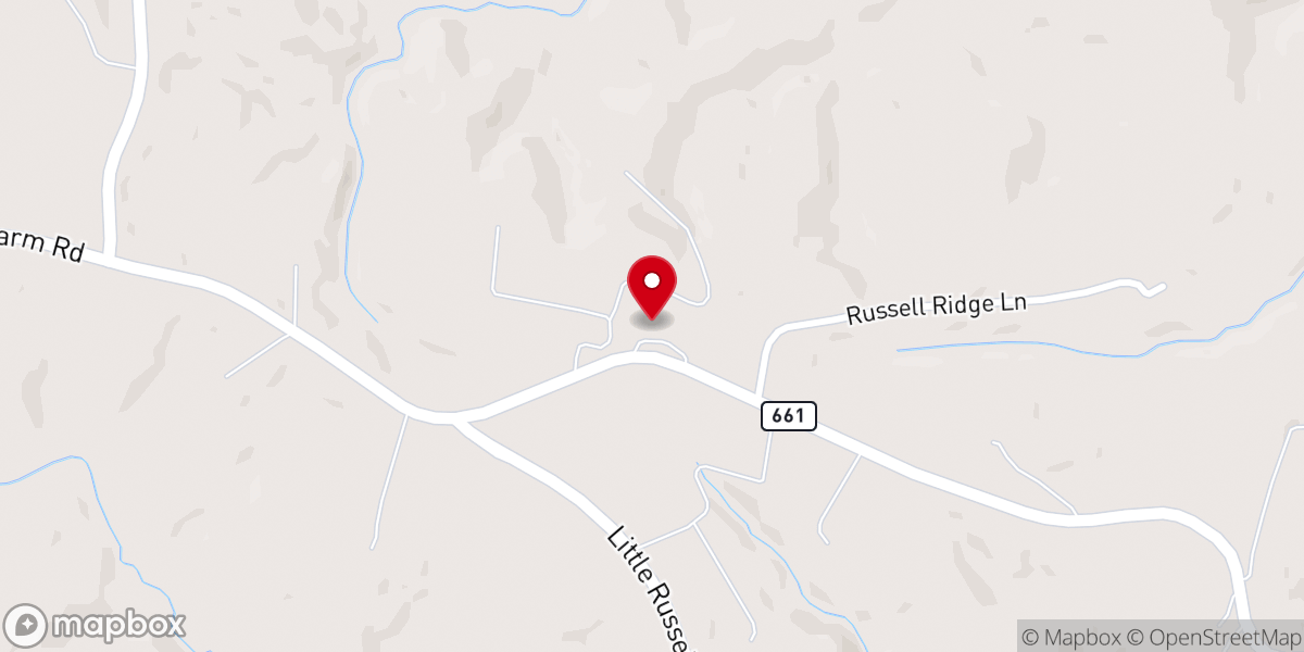 Map showing location of New Hope United Methodist Church