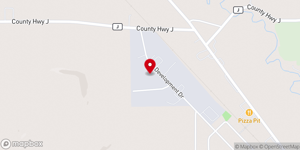 Map showing location of Prairie Valley Christian Center & Child Care