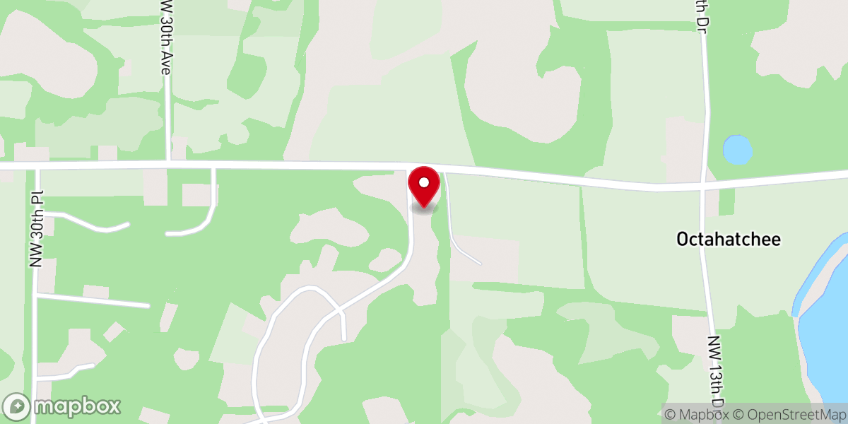 Map showing location of Belleville Church