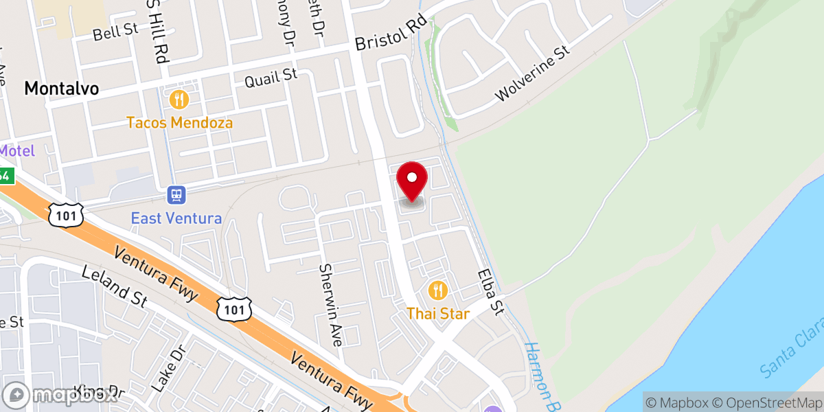 Map showing location of GCFC Church