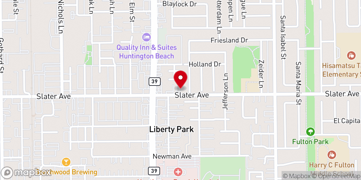 Map showing location of Jesus House OC