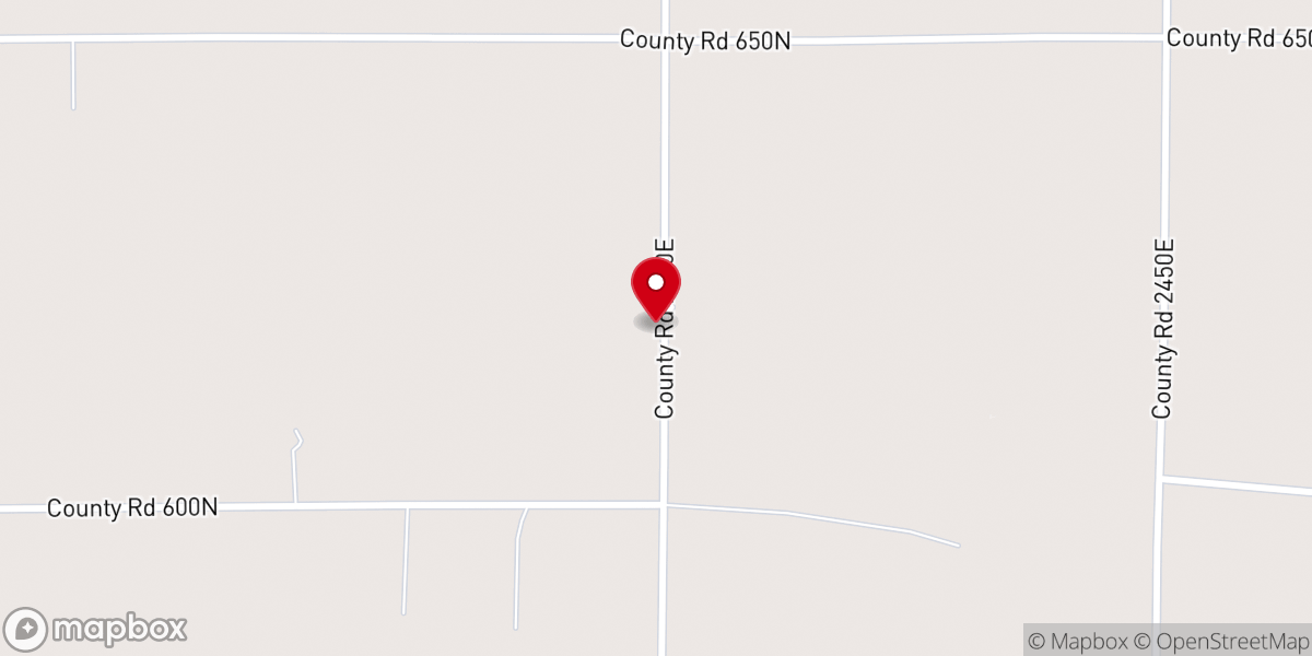 Map showing location of Union North Cumberland Presbyterian Church
