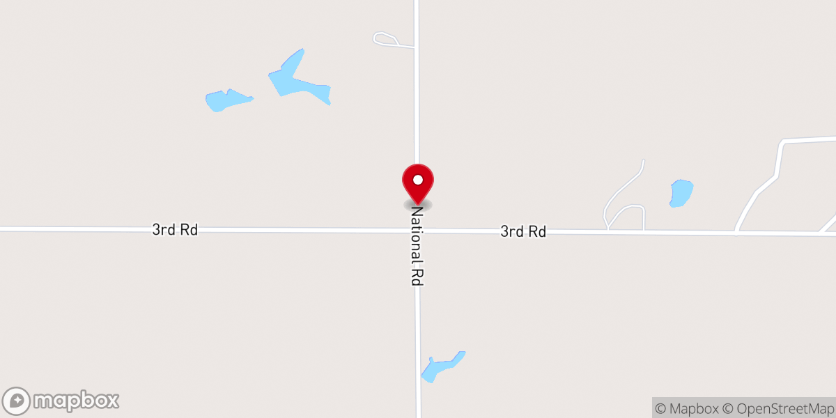 Map showing location of St John's Fellowship Hall