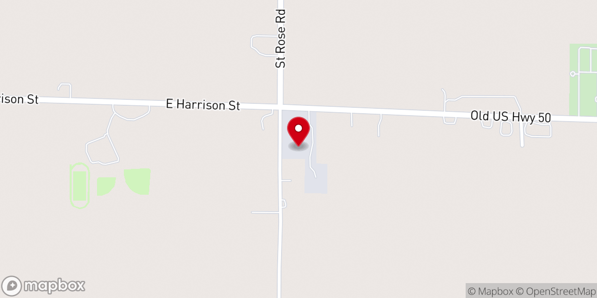 Map showing location of Breese Journal & Publishing Co