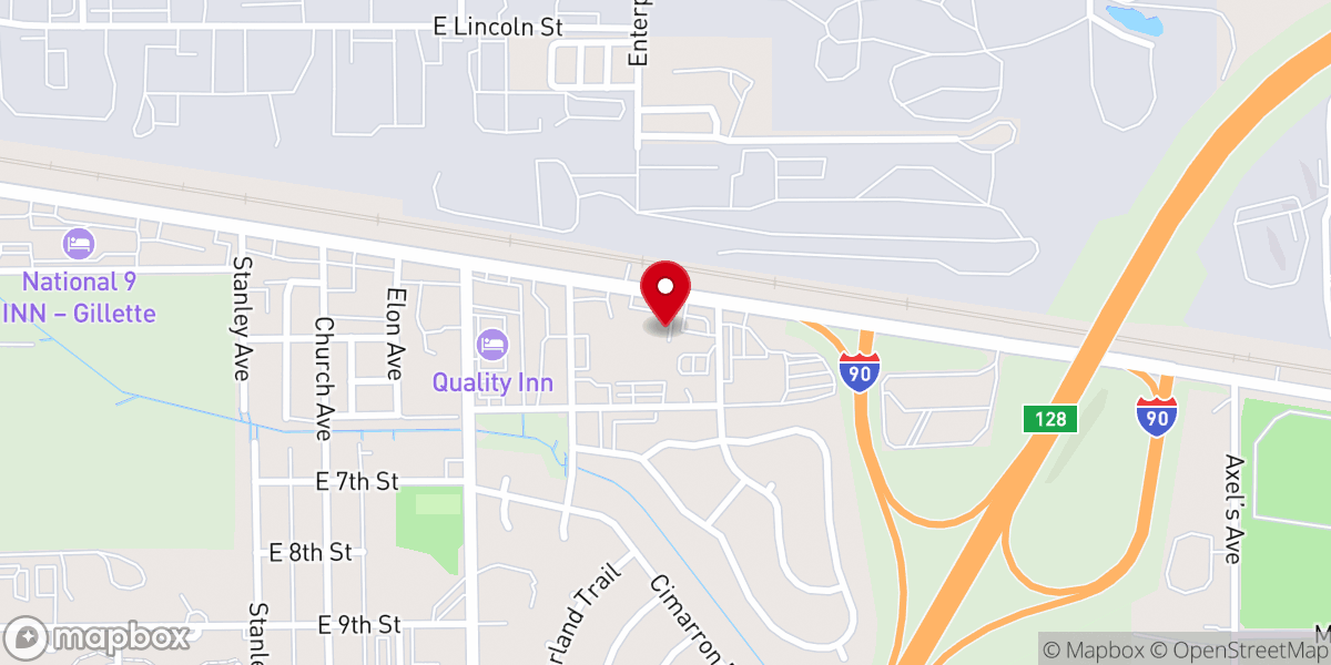 Map showing location of Abundant Life United Pntcstl