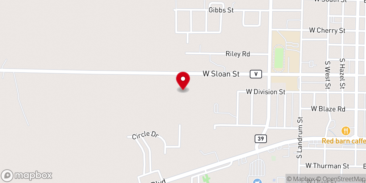 Map showing location of King's Way Christian Church