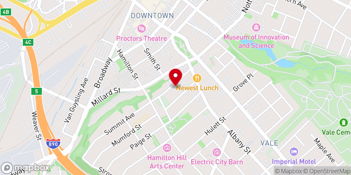 Map showing location of Refreshing Spring Church-God