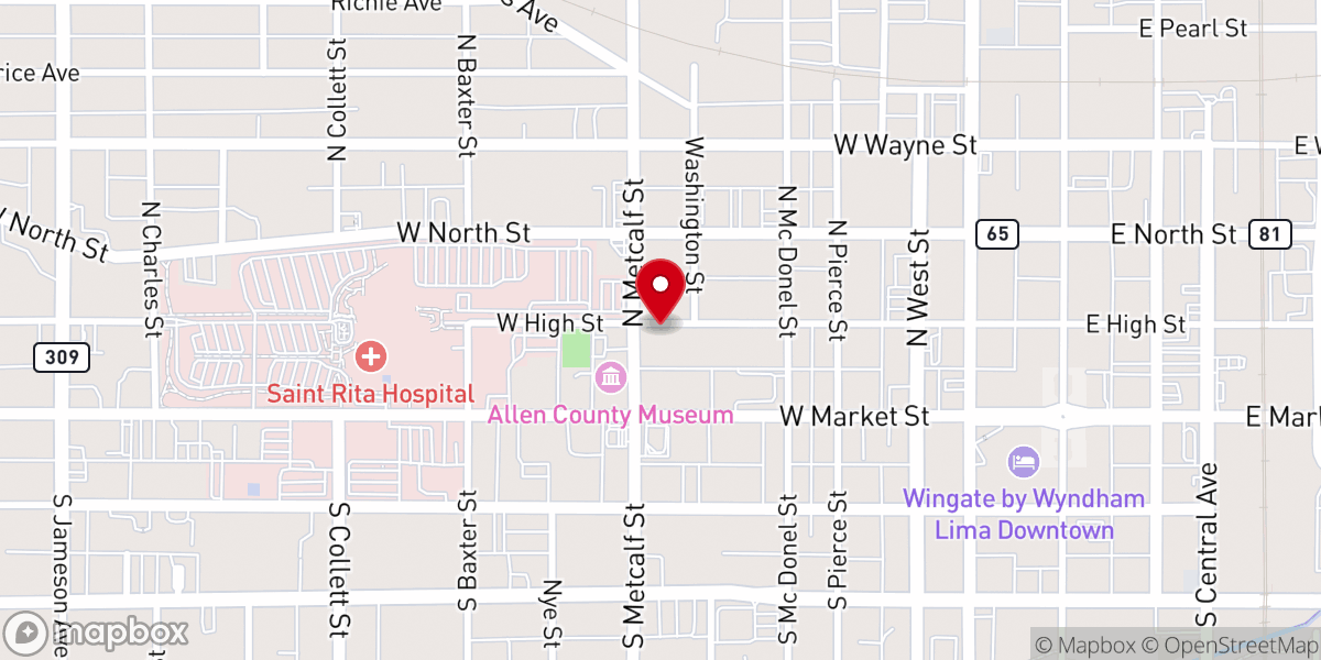 Map showing location of I CAN CELEBRATION MINISTRY