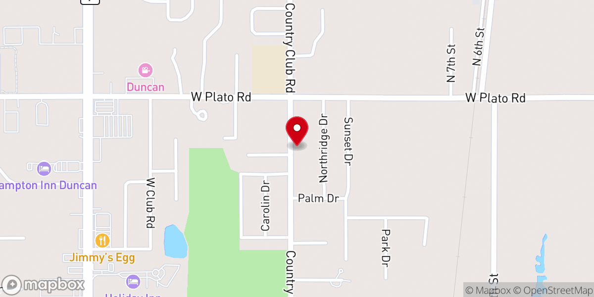 Map showing location of First United Methodist Church