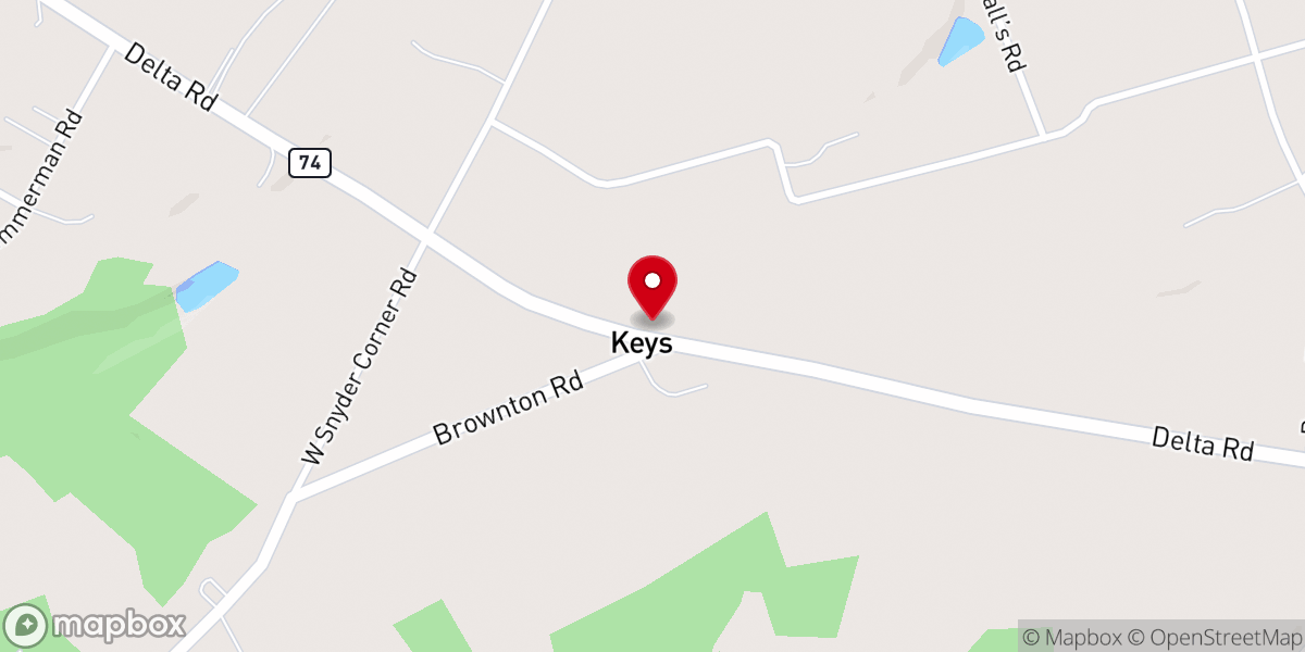 Map showing location of Bride of Christ Tabernacle