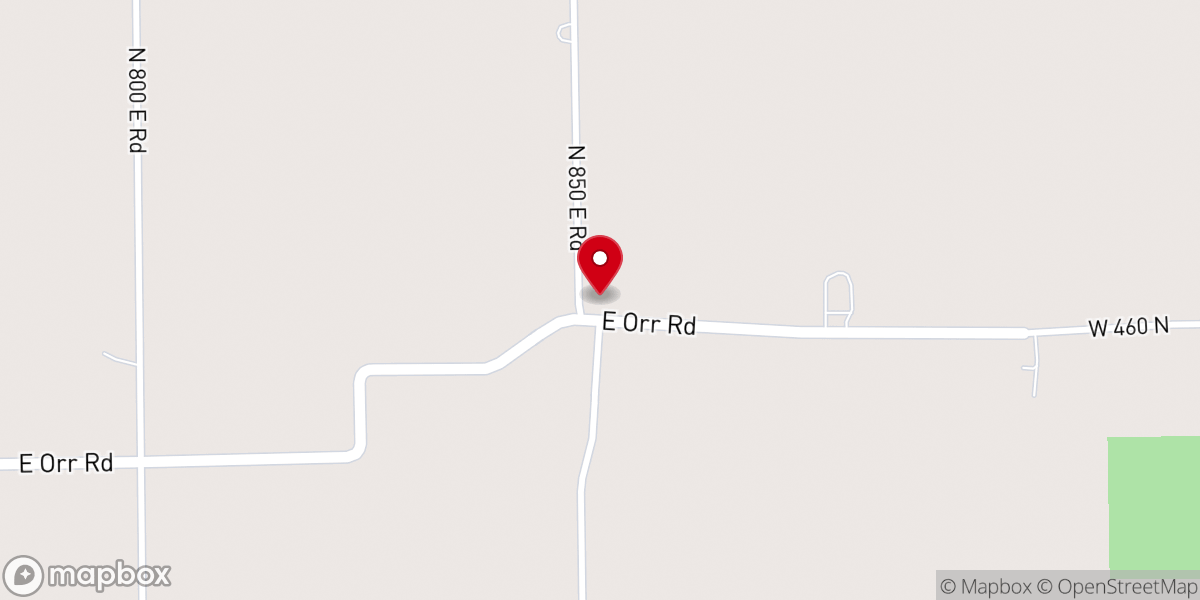 Map showing location of Mount Pleasant Church