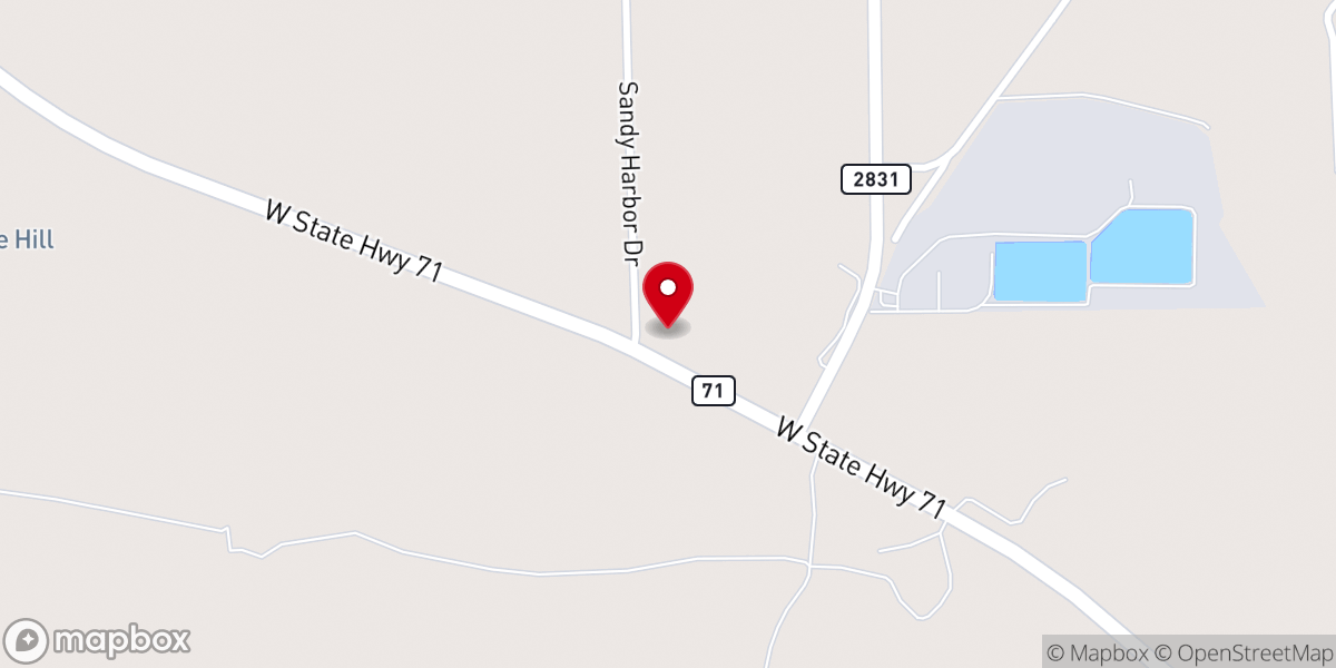 Map showing location of The Bible Church of the Lakes