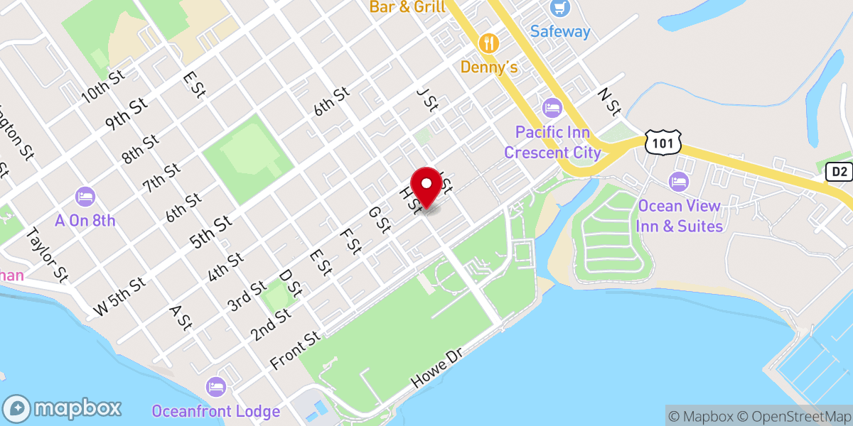 Map showing location of Community Assistance Network