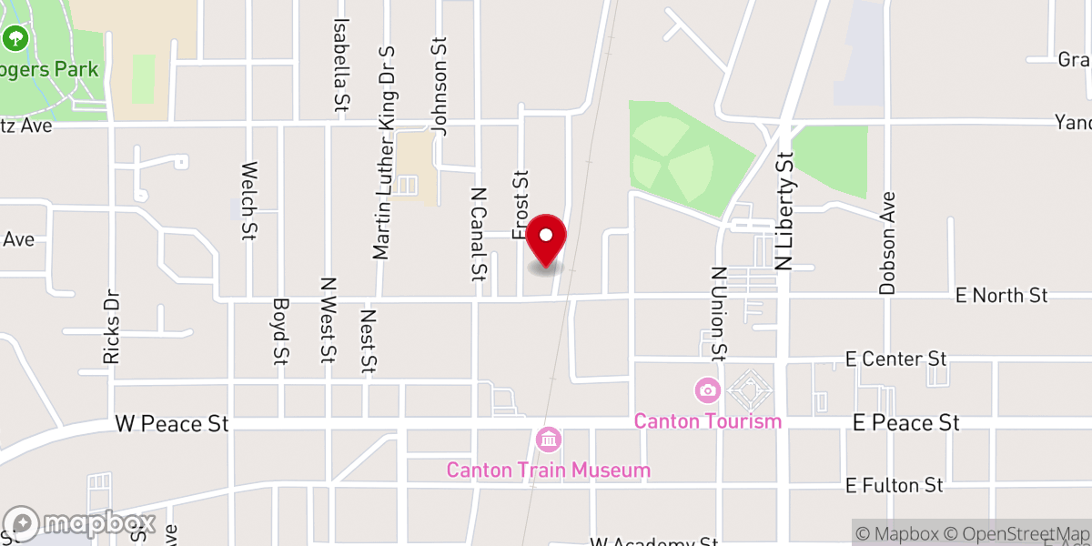Map showing location of Greater Faith Calvary Pentecostal Church